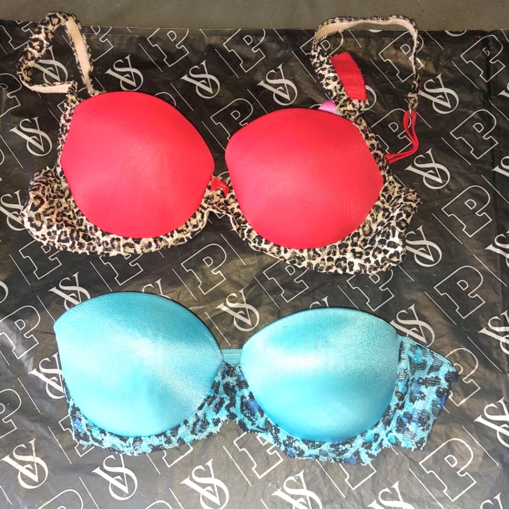 PINK Victoria's Secret Push Up bras